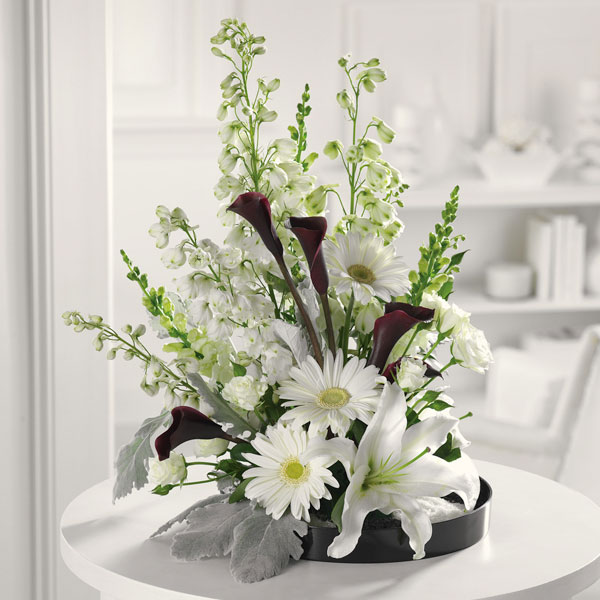 Black White Style Smiths Flowers