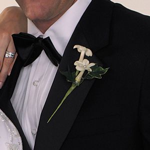 Pearl-Studded Boutonniere
